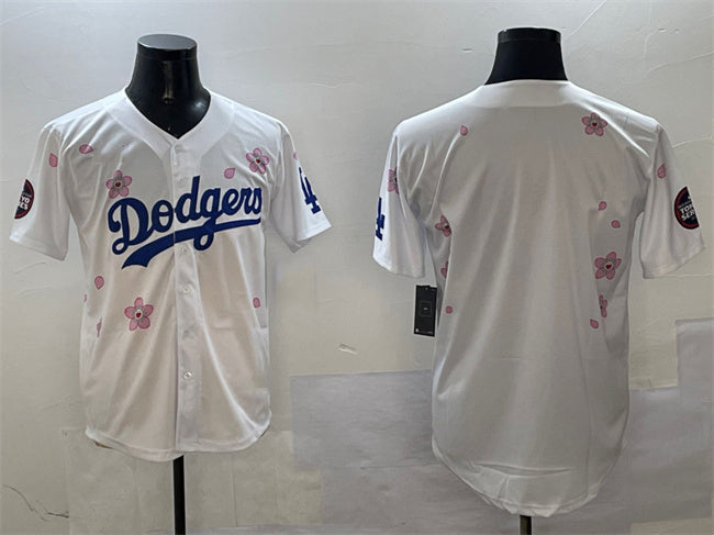 Custom White 2025 LAD Baseball Shirt Top