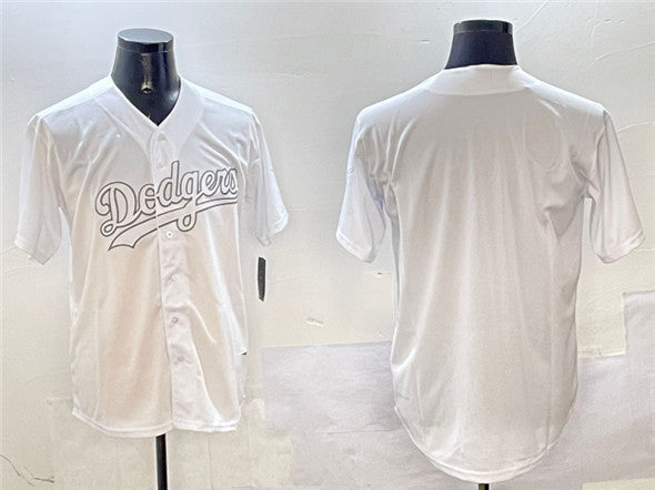 Custom White LAD Baseball Shirt Top