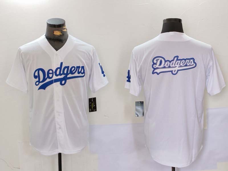 Custom White LAD Baseball Shirt Top