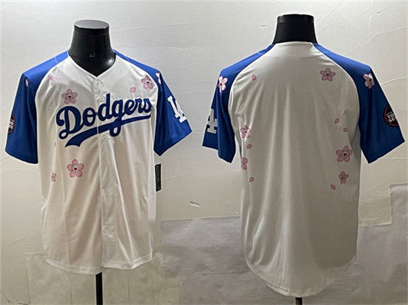 Custom White 2025 LAD Baseball Shirt Top