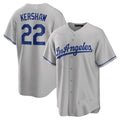 Custom #22 Gray LAD Baseball Shirt Top