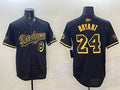 Custom #8 Black LAD Baseball Shirt Top