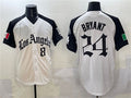 Custom #8 Black 2025 LAD Baseball Shirt Top