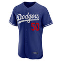 Custom #50 LAD Baseball Shirt Top