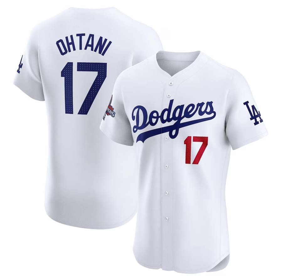 Custom #17 White 2024 World Series Champions LAD Baseball Shirt Top