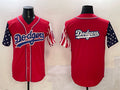 Custom Red LAD Baseball Shirt Top