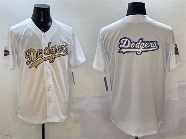 Custom White 2025 LAD Baseball Shirt Top