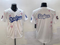 Custom White 2025 LAD Baseball Shirt Top