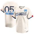 Custom #05 Cream 2024 City Connect LAD Baseball Shirt Top