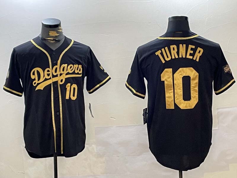 Custom #10 Black LAD Baseball Shirt Top
