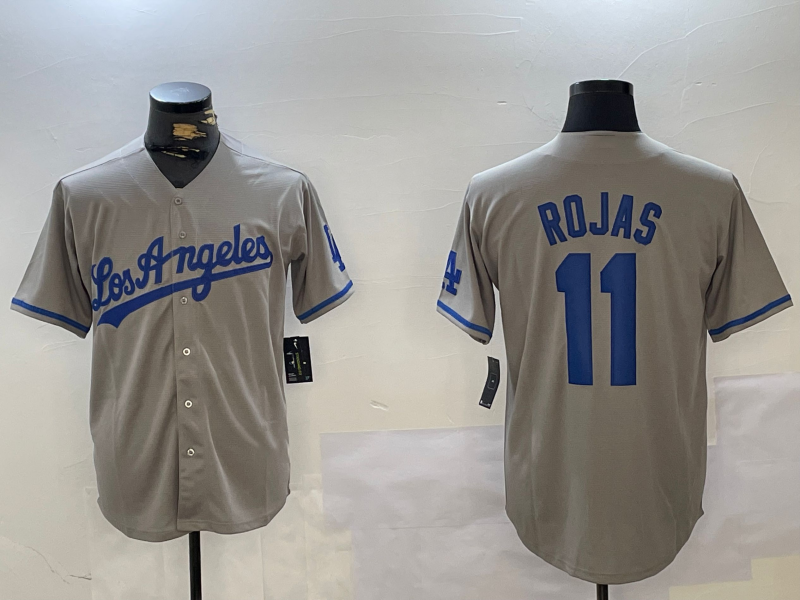 Custom #11 Blue LAD Baseball Shirt Top
