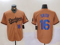Custom #16 Olive LAD Baseball Shirt Top