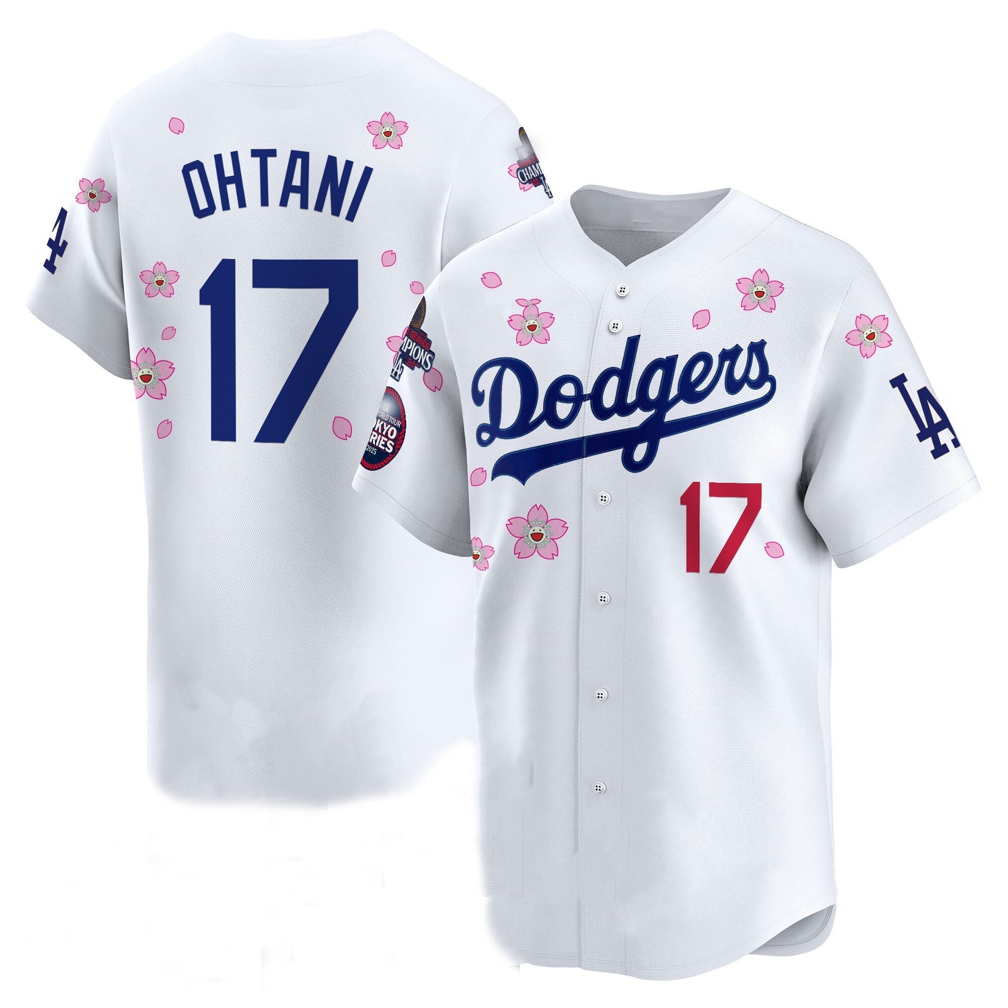 Custom #17 2025 World Series Champions LAD Baseball Shirt Top