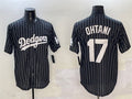 Custom #17 Black LAD Baseball Shirt Top