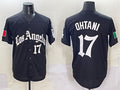 Custom #17 Black 2025 LAD Baseball Shirt Top