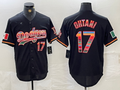 Custom #17 Black LAD Baseball Shirt Top