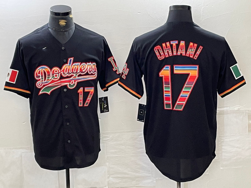 Custom #17 Black LAD Baseball Shirt Top