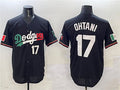 Custom #17 Black LAD Baseball Shirt Top