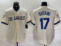Custom #17 Cream 2024 City Connect LAD Baseball Shirt Top