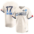 Custom #17 Cream 2024 LAD Baseball Shirt Top