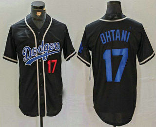 Custom #17 Black LAD Baseball Shirt Top