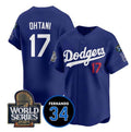 Custom #17 2024 LAD Baseball Shirt Top