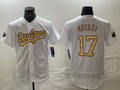 Custom #17 White 2022 All Star LAD Baseball Shirt Top