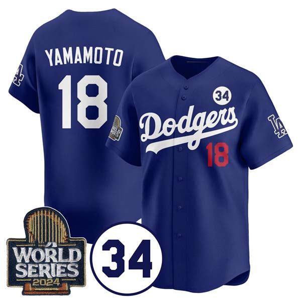 Custom #18 2024 LAD Baseball Shirt Top