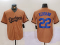 Custom #22 Olive LAD Baseball Shirt Top