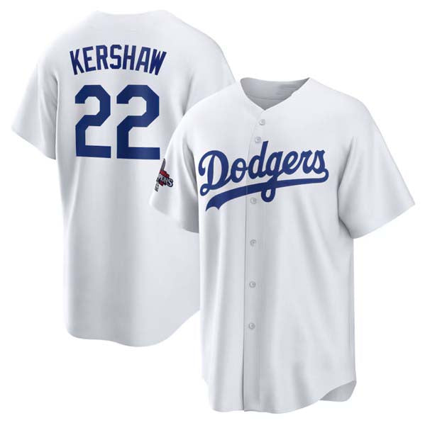 Custom #22 White 2024 World Series Champions LAD Baseball Shirt Top