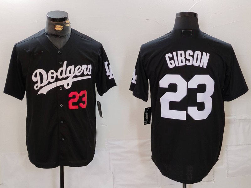 Custom #23 Black LAD Baseball Shirt Top