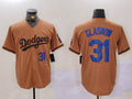 Custom #31 Olive LAD Baseball Shirt Top