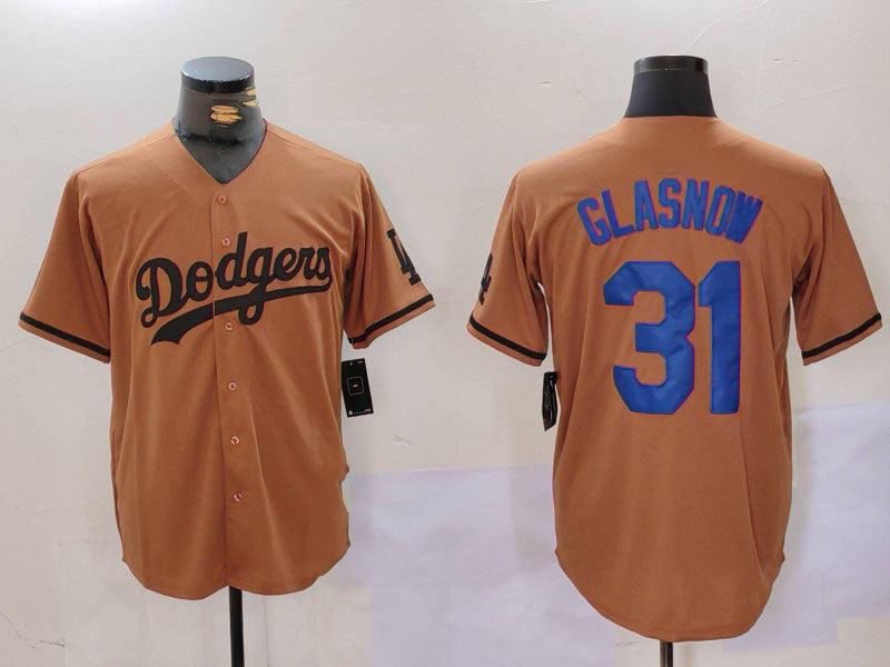 Custom #31 Olive LAD Baseball Shirt Top