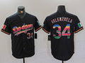 Custom #34 Black LAD Baseball Shirt Top