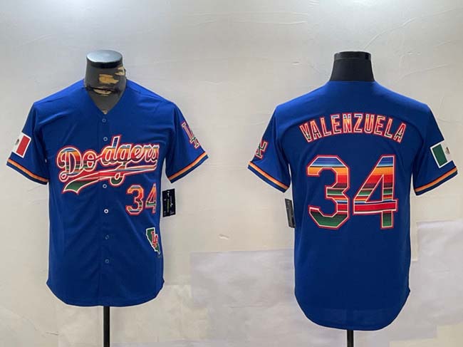 Custom #34 LAD Baseball Shirt Top