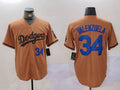 Custom #34 Olive LAD Baseball Shirt Top