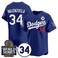 Custom #34 2024 LAD Baseball Shirt Top