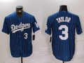 Custom #3 Navy LAD Baseball Shirt Top