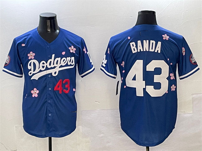 Custom #43 2025 LAD Baseball Shirt Top