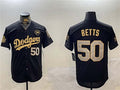 Custom #50 Black 2024 LAD Baseball Shirt Top