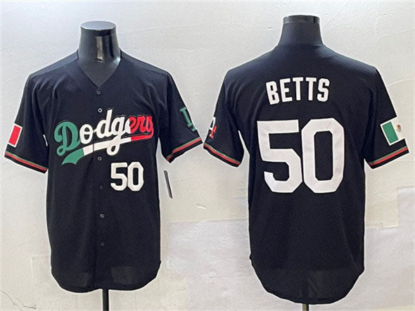 Custom #50 Black LAD Baseball Shirt Top