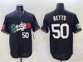 Custom #50 Black LAD Baseball Shirt Top