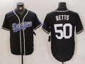 Custom #50 Black LAD Baseball Shirt Top