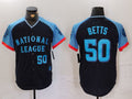 Custom #50 Navy 2024 All Star LAD Baseball Shirt Top