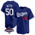 Custom #50 2024 World Series Champions LAD Baseball Shirt Top