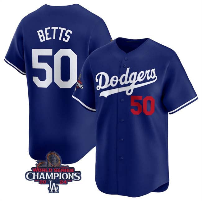 Custom #50 2024 World Series Champions LAD Baseball Shirt Top