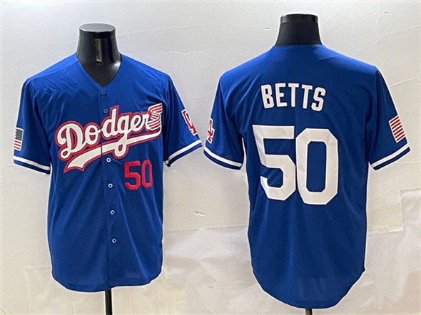 Custom #50 LAD Baseball Shirt Top