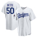 Custom #50 White 2024 World Series Champions LAD Baseball Shirt Top