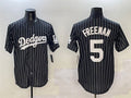 Custom #5 Black LAD Baseball Shirt Top