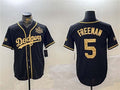 Custom #5 Black 2024 LAD Baseball Shirt Top